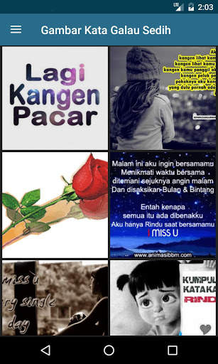 Gambar Kata Galau Sedih screenshot 1