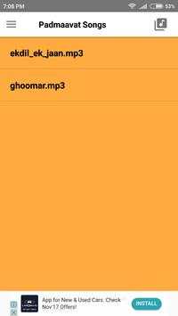 Padmaavat  Movie Songs screenshot 2