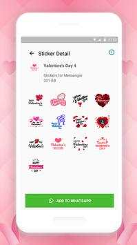 Romantic Love Stickers for Messenger WAStickerApps screenshot 5