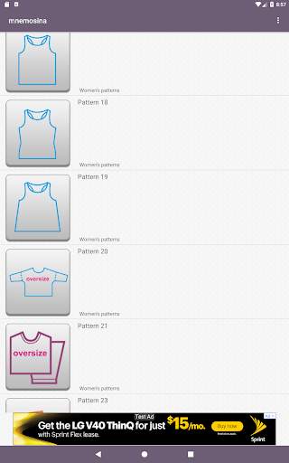 Mnemosina knitting patterns screenshot 18