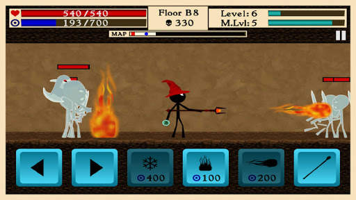 The Wizard - Stickman 2mb Game screenshot 4