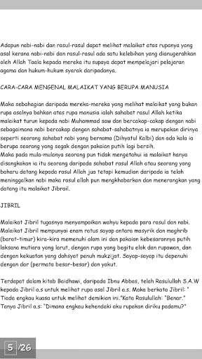MALAIKAT - Sifat dan Tugasnya screenshot 10