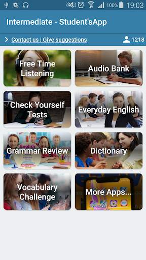 Intermediate - Student's App 1 تصوير الشاشة