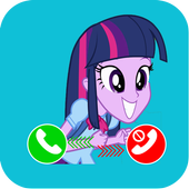 Fake call from twilight sparkle –Prank little pony icon