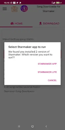 Download video song for Starmaker screenshot 1