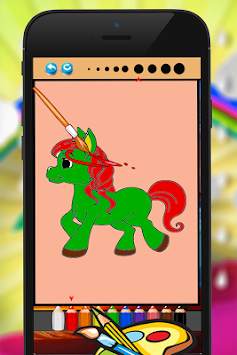 Unicorn Horse Coloring Book screenshot 5