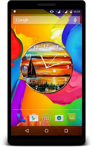 Art Clock Live Wallpaper screenshot 7