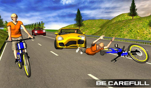 Bicycle Rider Traffic Race 17 screenshot 8