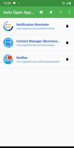 Notification Open App screenshot 1