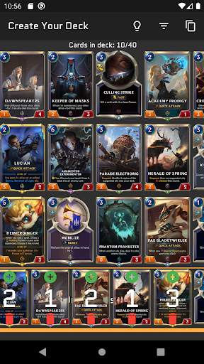 Legends of Runeterra Deck Builder screenshot 1