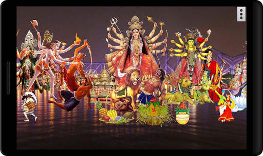 4D Durga Puja, Navaratri Durgotsava Live Wallpaper screenshot 4