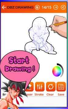 How to draw Dragon Ball Z Characters (DBZ Games) screenshot 4