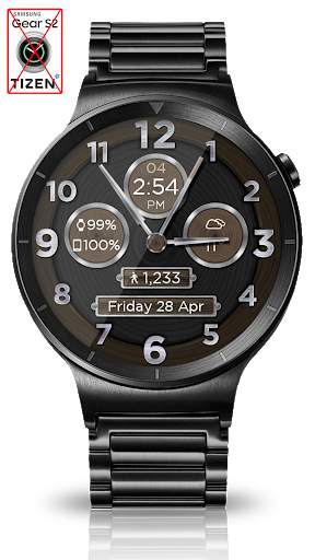 Brushed Wood HD Watch Face Widget & Live Wallpaper screenshot 6