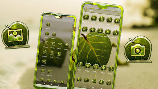 Sand Leaf Launcher Theme screenshot 3