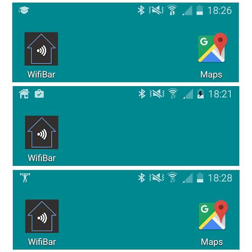WifiBar Trial- Status bar Icon screenshot 1