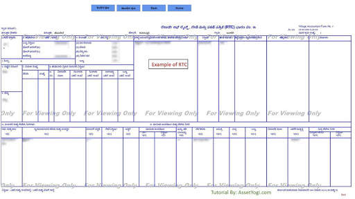 Karnataka Land RTC 2020 screenshot 1