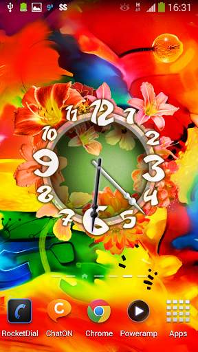 Lilium Flower Clock screenshot 1
