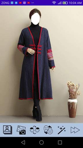Long Coat Photo Montage  Girls screenshot 3