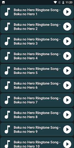 Boku No Hero Academia Ringtone Alarm Sounds screenshot 2