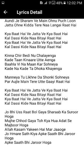 Lyrics India - New Song Lyrics App screenshot 5