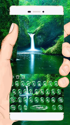 Waterfall Keyboard Theme screenshot 3