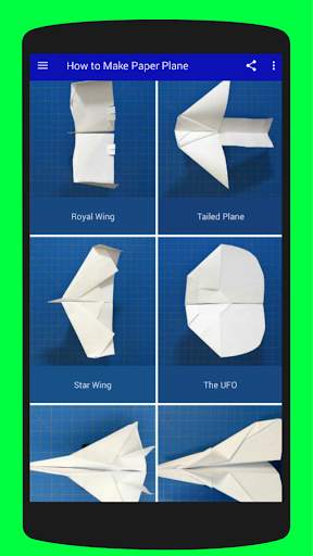 Easy Paper Airplane Folding Tutorials 2 تصوير الشاشة