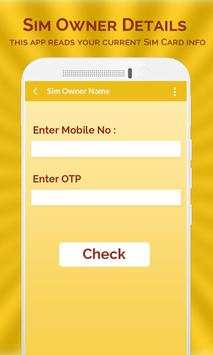 How To Know Sim Card  Owner Name screenshot 3