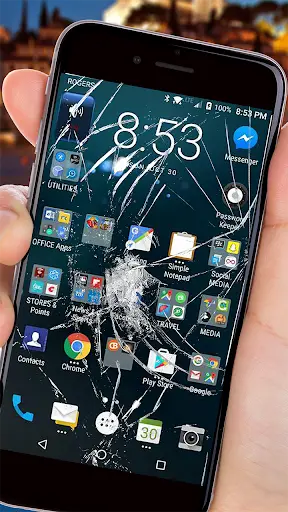 Broken Screen Prank screenshot 1