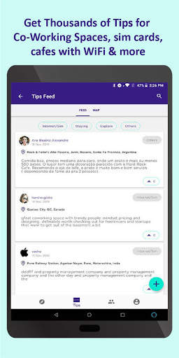 Moving Nomads - City tips & list travelers nearby screenshot 5