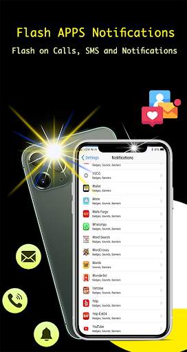 Flash Blinking on Call and SMS - Ultra Flash Alert screenshot 5