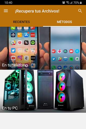 Cómo Recuperar Fotos, Vídeos y Archivos Borrados screenshot 3