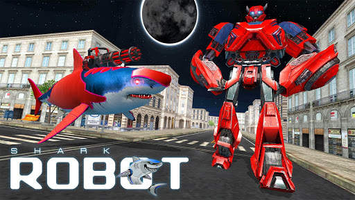 Swat Robot Shark Evolution Wars - Shark Tank Games screenshot 1