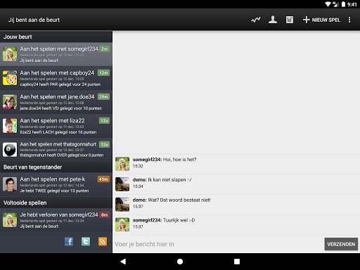 Wordfeud screenshot 2