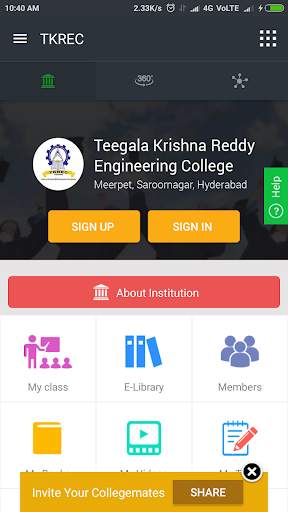 Teegala Krishna Reddy Engineering College скриншот 1