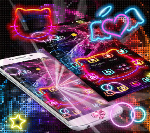 Kitty Cool Neon Theme screenshot 5