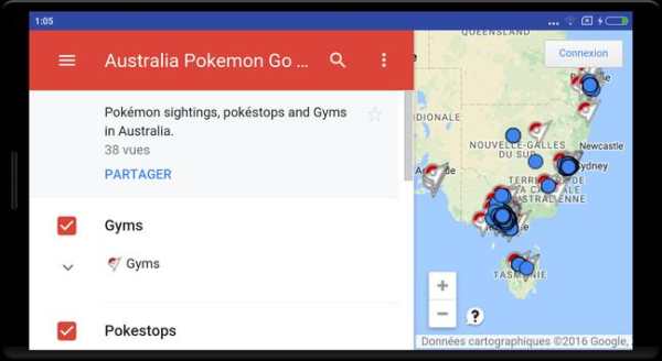 Australia Pokémon Go Map screenshot 4