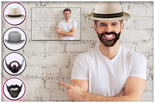 Man Hat & Beard Photo Editor screenshot 5