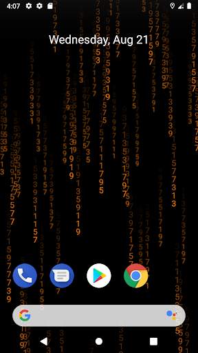 Hacker Live Wallpaper Matrix ☠ screenshot 6