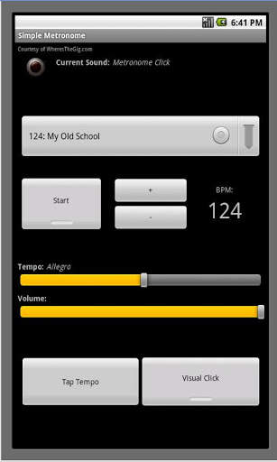 Simple Metronome screenshot 1