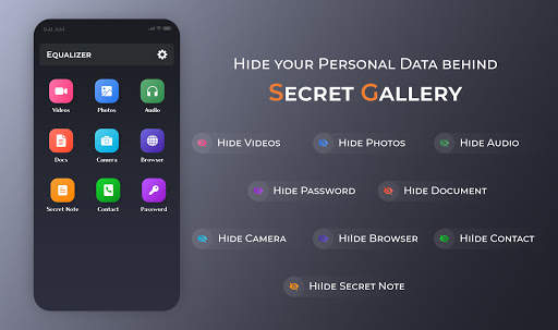 Secret Gallery - Hide Photo Video and Contacts screenshot 4