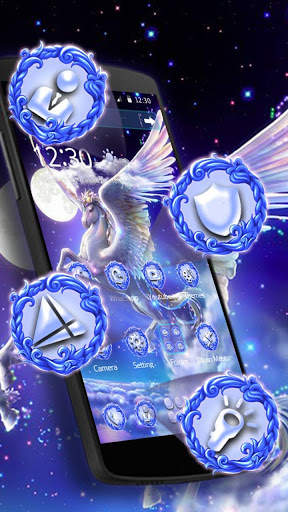 Dreamy Rainbow Unicorn 2D Theme screenshot 2