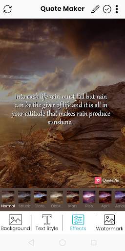 QuotePic - Daily Inspirational Quotes Creator screenshot 3
