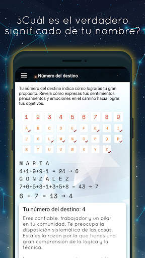 Numeroscopo- Numerología Ángel screenshot 1