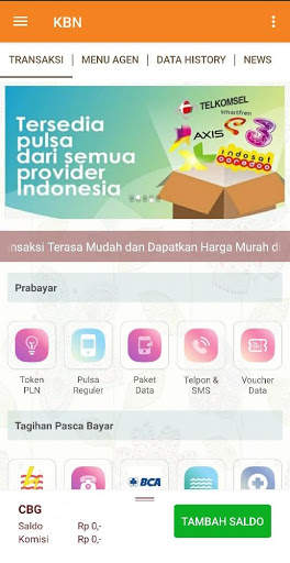 KBN Pay - Isi Pulsa dan Pembayaran Online screenshot 2