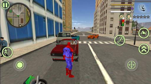 Super Rope Hero Spider Open World Street Gangster screenshot 2