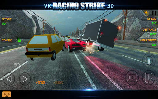 Racing Strike 3D/VR : Virtual Stunt Free Car Games screenshot 7