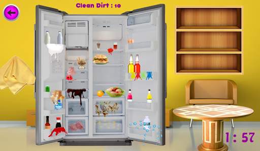 Freezer Cleaning Game for Girls screenshot 2