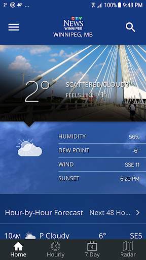 CTV News Winnipeg Weather screenshot 1