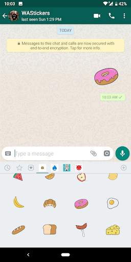 Food Stickers For WhatsApp - WAStickerApps screenshot 4