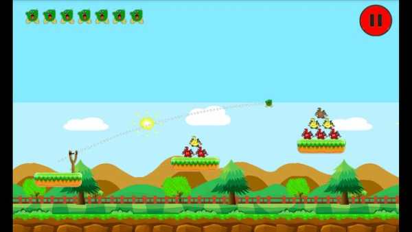 Angry Kirby bird Game screenshot 1